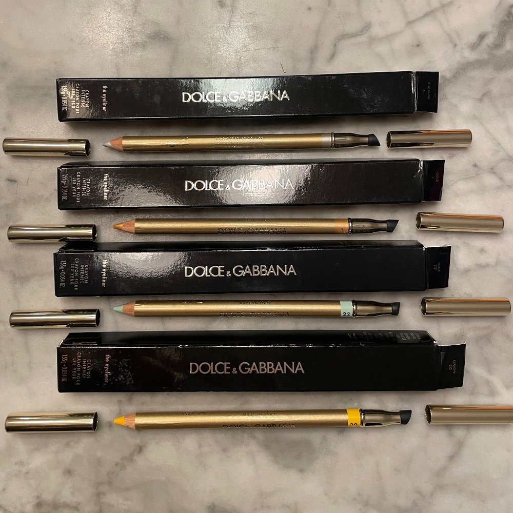 Dolce & Gabbana Eyeliner Crayon Intense 4 colors 4x 0.54oz 1.55g